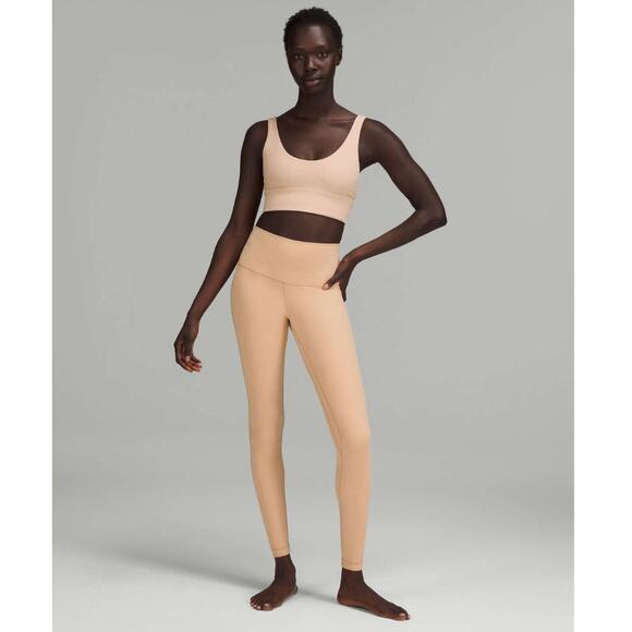 Lululemon Contour Beige Align Nulu 4-Way Stretch Pant 7/8 Leggings W5CTIS Size 0 - Picture 1 of 16